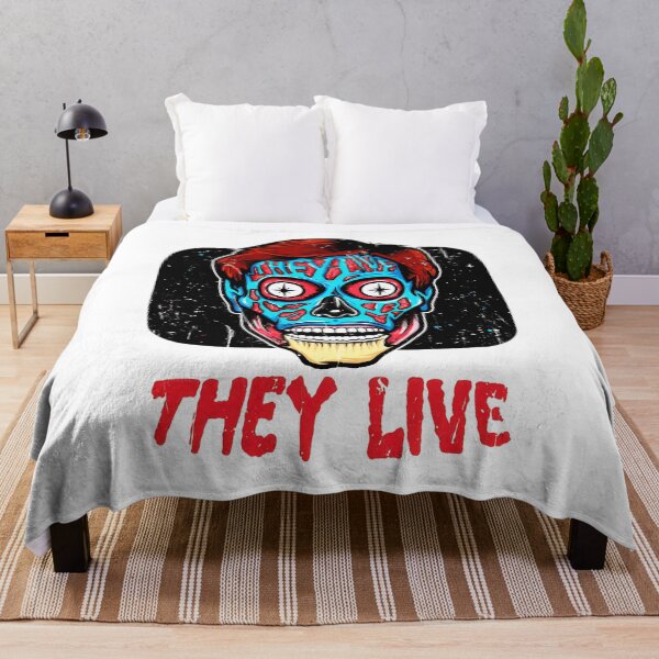 Item preview, They Live Horror Movie Art with Skull Design designed and sold by Catsi-Nook-Art.