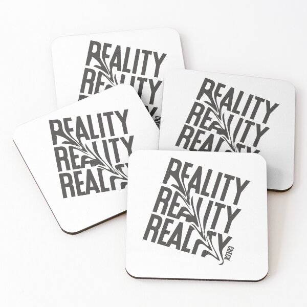 Item preview, Reality Check – Distorted Typography Streetwear Design designed and sold by MindMess Studio.