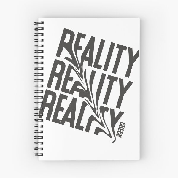 Item preview, Reality Check – Distorted Typography Streetwear Design designed and sold by MindMess Studio.