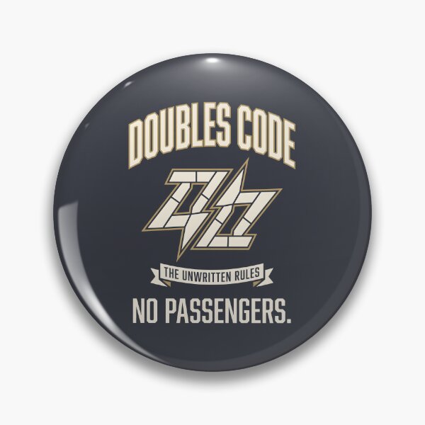 Item preview, Doubles Code The Unwritten Rules Tennis Pickleball Sports Humor designed and sold by SplashTastic.