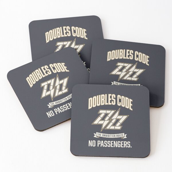 Item preview, Doubles Code The Unwritten Rules Tennis Pickleball Sports Humor designed and sold by SplashTastic.