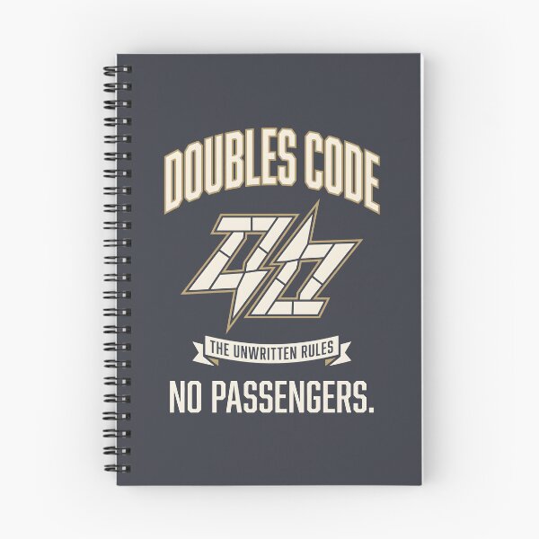 Item preview, Doubles Code The Unwritten Rules Tennis Pickleball Sports Humor designed and sold by SplashTastic.