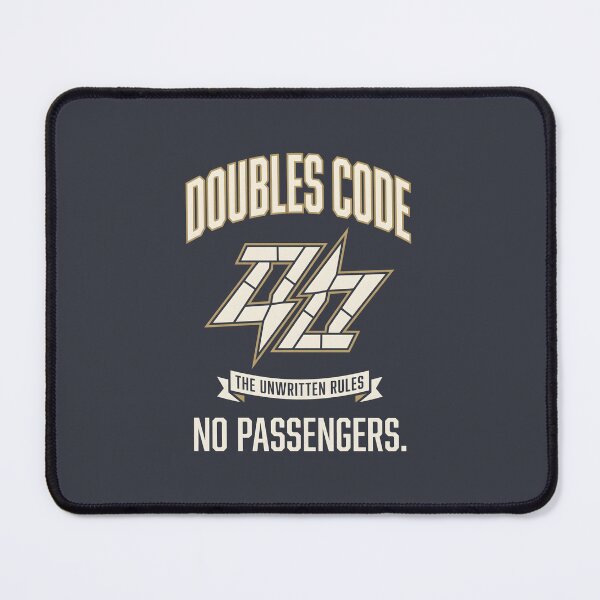 Item preview, Doubles Code The Unwritten Rules Tennis Pickleball Sports Humor designed and sold by SplashTastic.