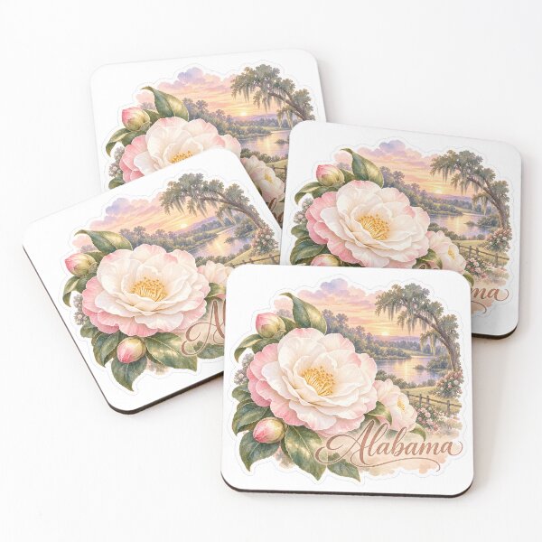 Item preview, Alabama Camellia Sunset designed and sold by Whimspired By Paxx.