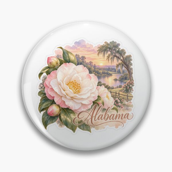 Item preview, Alabama Camellia Sunset designed and sold by Whimspired By Paxx.