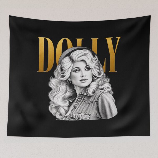 Item preview, Dolly Parton Sepia Portrait, Retro Country Music Graphic, Nashville Concert designed and sold by DojaminMartinez.