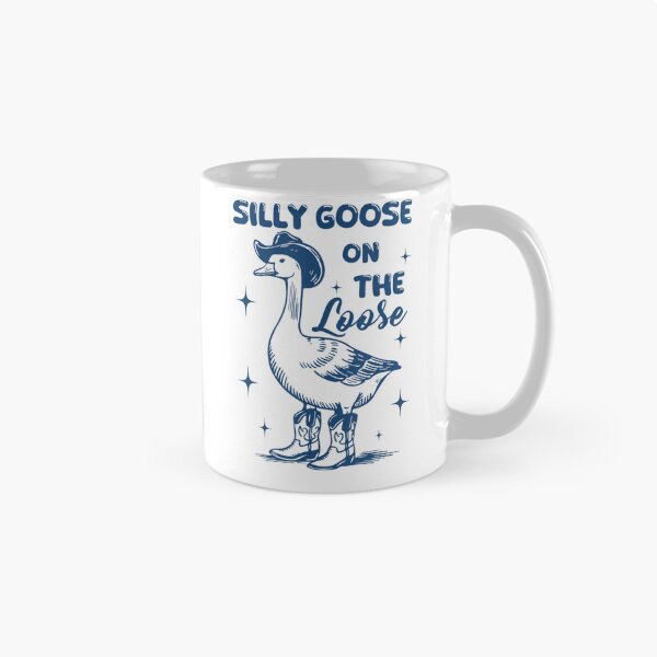 Item preview, Silly Goose On The Loose Cowboy Boots Illustration designed and sold by tungkuaii.