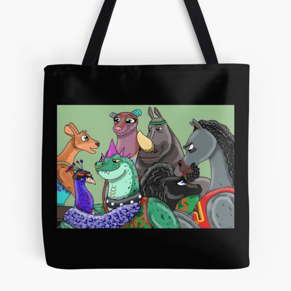Item preview, Colorful Cartoon Animals Team Spirit designed and sold by Catsi-Nook-Art.