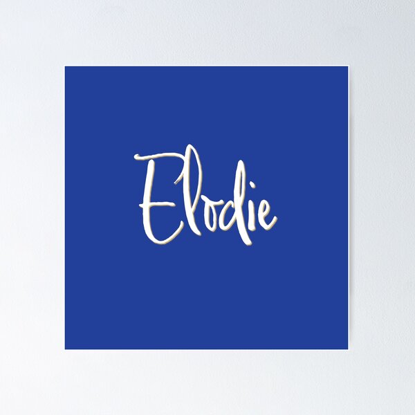 Artikelvorschau, ELODIE personalisiertes Schriftdesign entworfen und verkauft von CharlottePlaceArt.