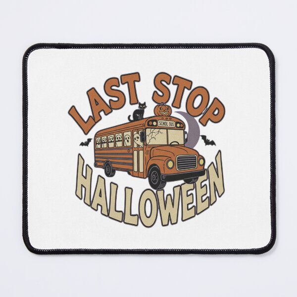Item preview, Last Stop Halloween Spooky School Bus Ghost Teacher Graphic designed and sold by FestivityFinds.