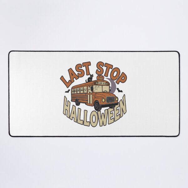 Item preview, Last Stop Halloween Spooky School Bus Ghost Teacher Graphic designed and sold by FestivityFinds.