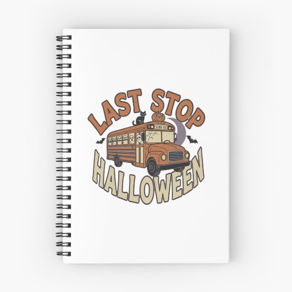 Item preview, Last Stop Halloween Spooky School Bus Ghost Teacher Graphic designed and sold by FestivityFinds.