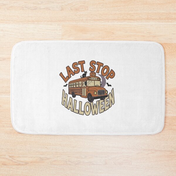 Item preview, Last Stop Halloween Spooky School Bus Ghost Teacher Graphic designed and sold by FestivityFinds.