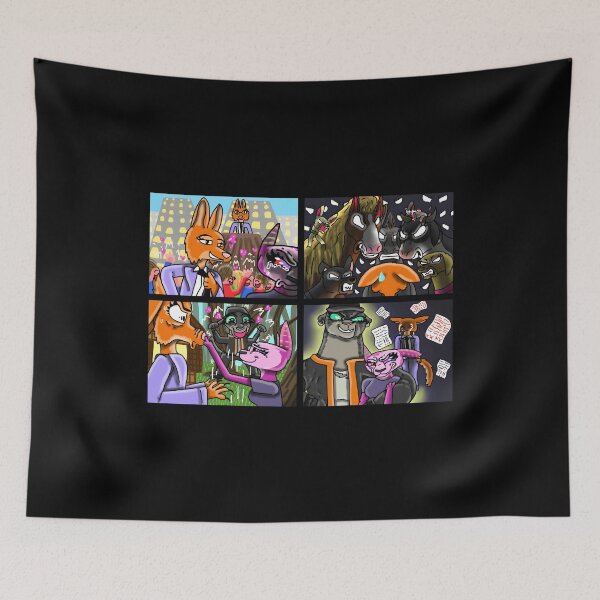 Item preview, Animal Kingdom: Drama and Comedy in Four Panels designed and sold by Catsi-Nook-Art.