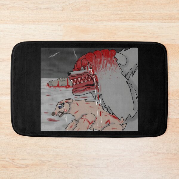Item preview, Emotional Polar Bear Art with Blood and Tears designed and sold by Catsi-Nook-Art.