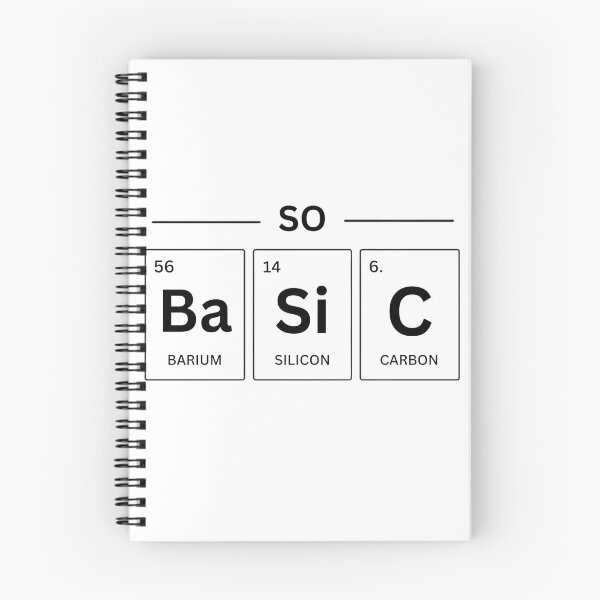 Item preview, So Basic Funny Science Chemistry Pun Design designed and sold by Pawfect Vibes Hub.