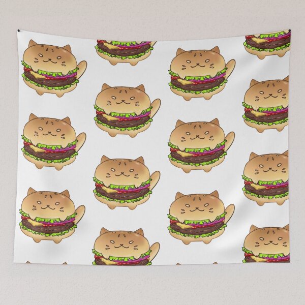 Item preview, Cat Burger designed and sold by JennyYukiLy.