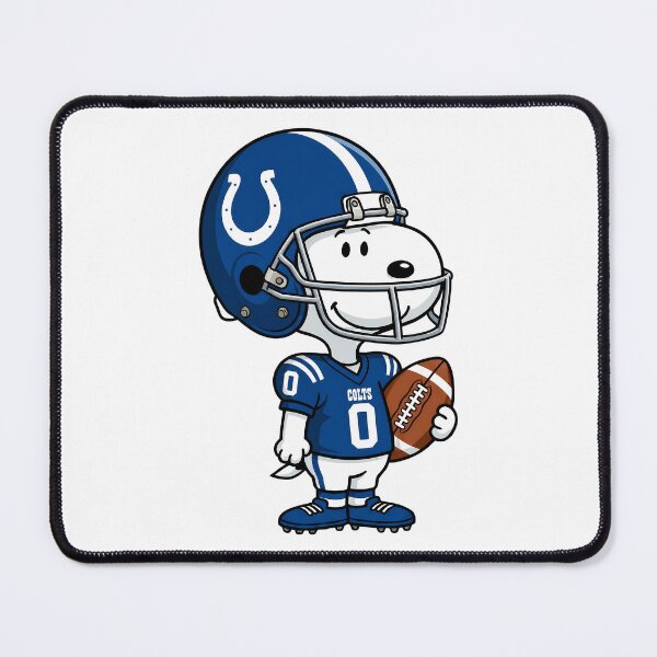 Item preview, Snoopy Indianapolis Colts Football Retro F049 designed and sold by GLUVY-THEME.