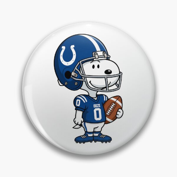 Item preview, Snoopy Indianapolis Colts Football Retro F049 designed and sold by GLUVY-THEME.