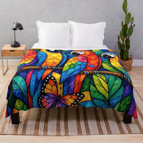 Item preview, Colorful Parrots designed and sold by NeuroArtGallery.