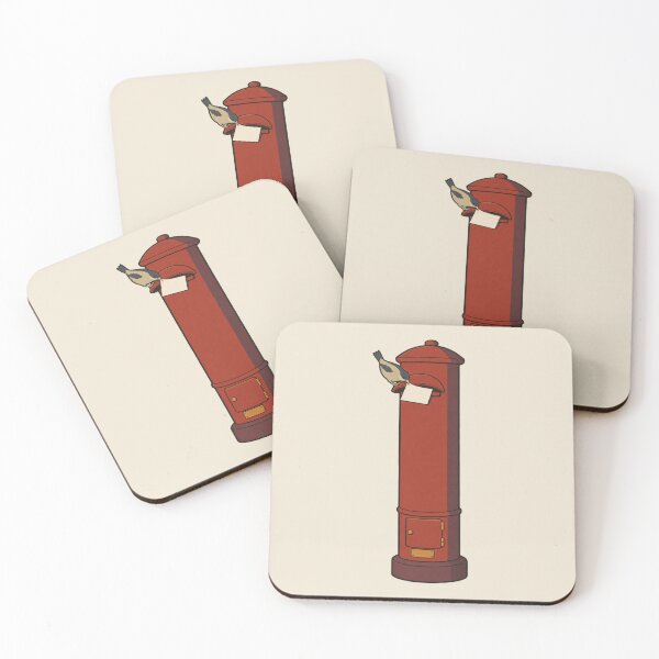 Item preview, The Mail Thief — Japanese Post Box and Sparrow designed and sold by Planthem.