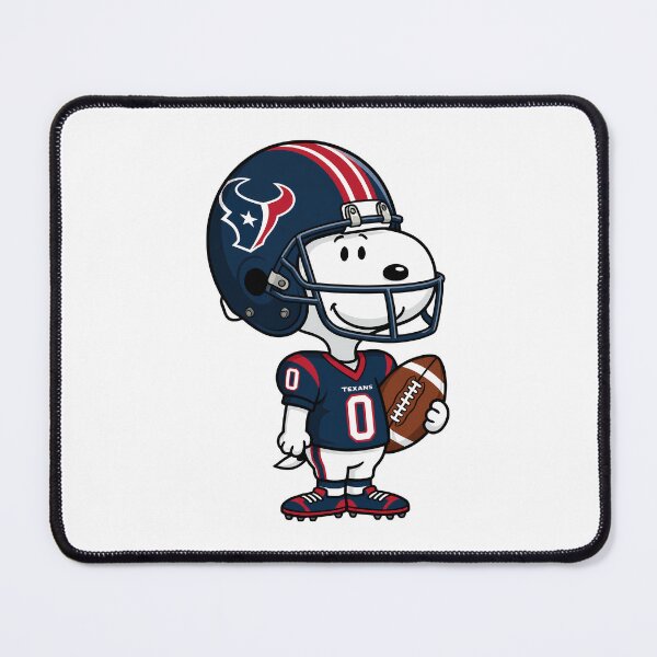 Item preview, Snoopy Houston Texans Football Retro F050 designed and sold by GLUVY-THEME.