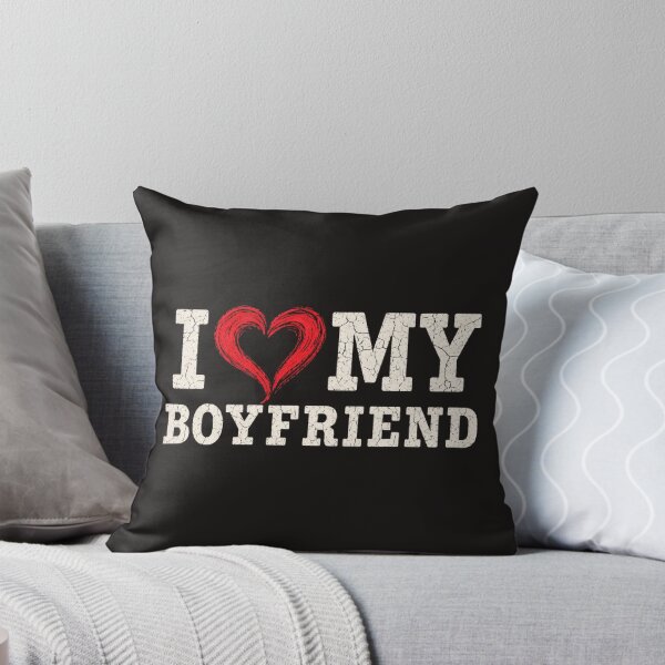 Item preview, I Love My Boyfriend Vintage Distressed Red Heart Graphic designed and sold by DYALEEZ-XCR.
