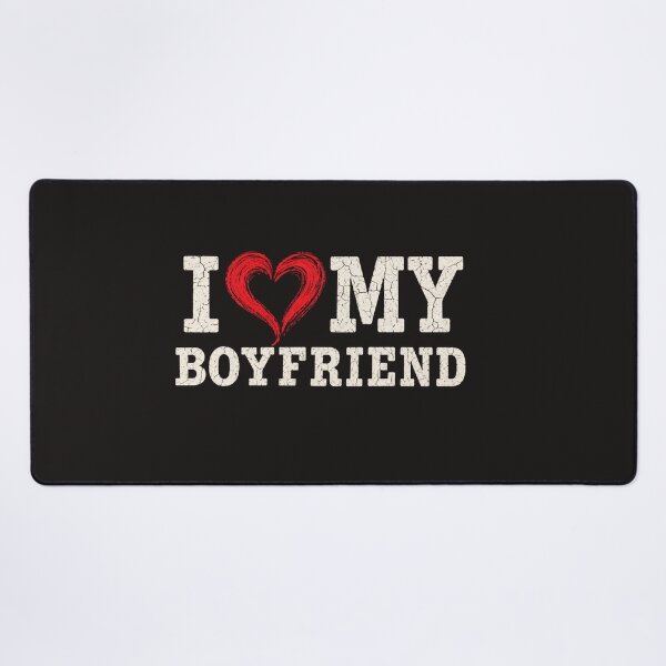 Item preview, I Love My Boyfriend Vintage Distressed Red Heart Graphic designed and sold by DYALEEZ-XCR.