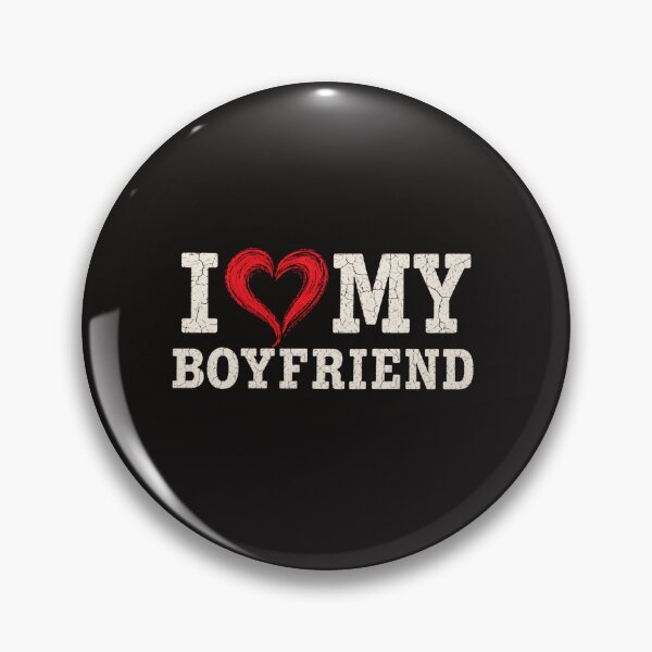 Item preview, I Love My Boyfriend Vintage Distressed Red Heart Graphic designed and sold by DYALEEZ-XCR.