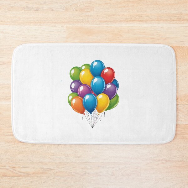 Item preview, Birthday Balloons and Confetti Icon Chrome Metallic 3D – Birthday gift idea designed and sold by michallechowicz.