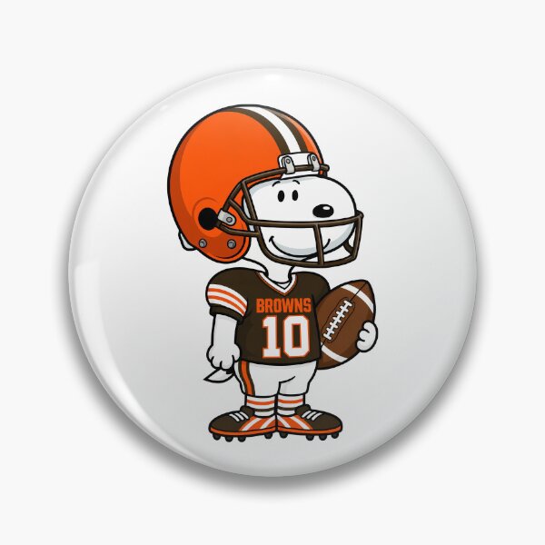 Item preview, Snoopy Cleveland Browns Football Retro F051 designed and sold by GLUVY-THEME.