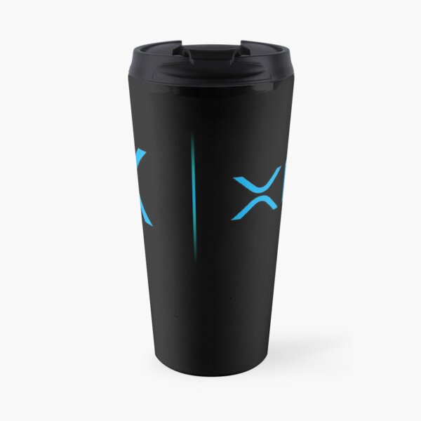 XRP RIPPLE NEW BLUE LOGO SIDE BY SIDE Travel Mug