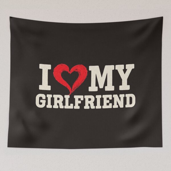 Item preview, I Heart My Girlfriend Distressed Vintage Graphic designed and sold by DYALEEZ-XCR.