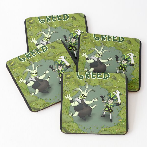 Item preview, Whimsical Greed Characters with Money designed and sold by Catsi-Nook-Art.