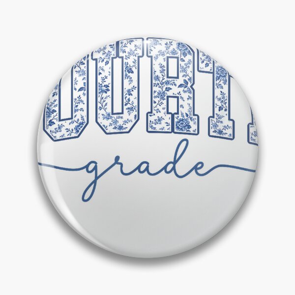 Item preview, 4th Grade Back to School Fourth Grade Blue Toile Teacher Kid T-Shirt designed and sold by hapitoss.