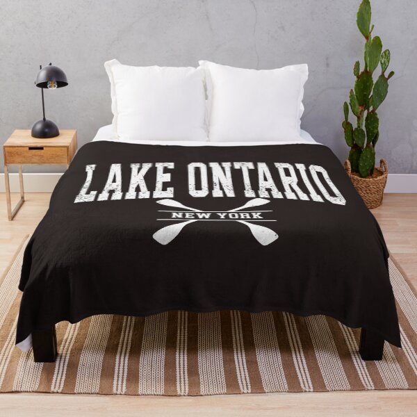 Item preview, Lake Ontario New York Crossed Oars Distressed Vintage Style designed and sold by DYALEEZ-XCR.