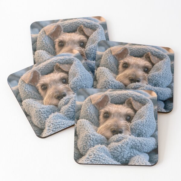 Item preview, Schnauzer in Blanket 01 designed and sold by Elisabeth Lucas.