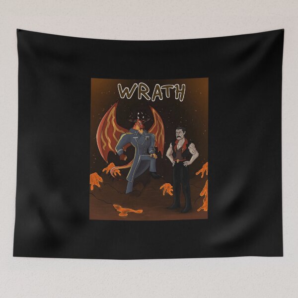 Item preview, Wrathful Demon and Warrior Art designed and sold by Catsi-Nook-Art.