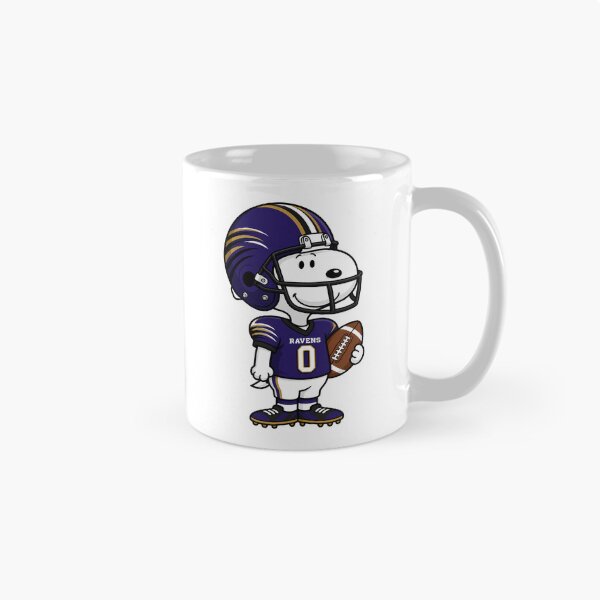 Item preview, Snoopy Baltimore Ravens Football Retro F053 designed and sold by GLUVY-THEME.