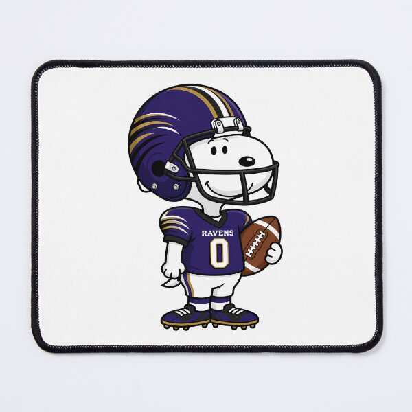 Item preview, Snoopy Baltimore Ravens Football Retro F053 designed and sold by GLUVY-THEME.