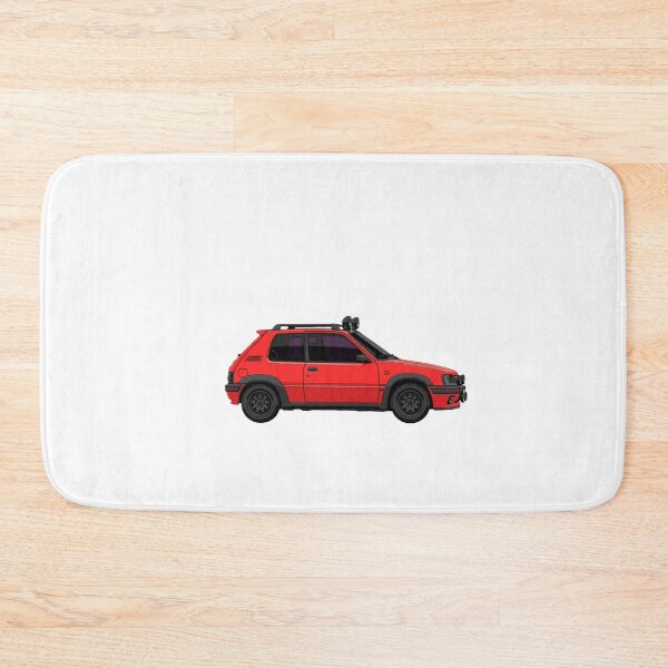 Item preview, GTI Red Legend Retro Hot Hatch Sports Car Graphic designed and sold by Nostalgieauto.