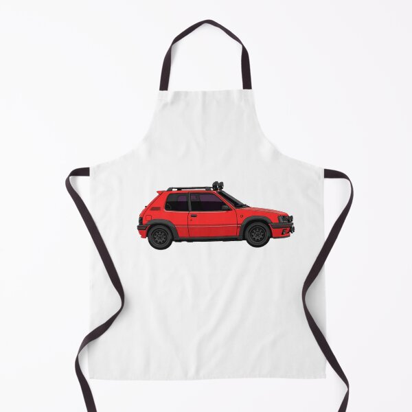 Item preview, GTI Red Legend Retro Hot Hatch Sports Car Graphic designed and sold by Nostalgieauto.