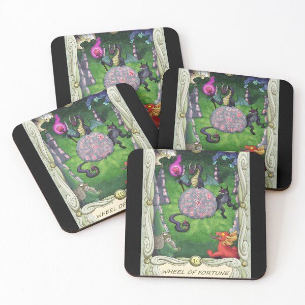 Item preview, Wheel of Fortune Mystical Tarot Design designed and sold by Catsi-Nook-Art.