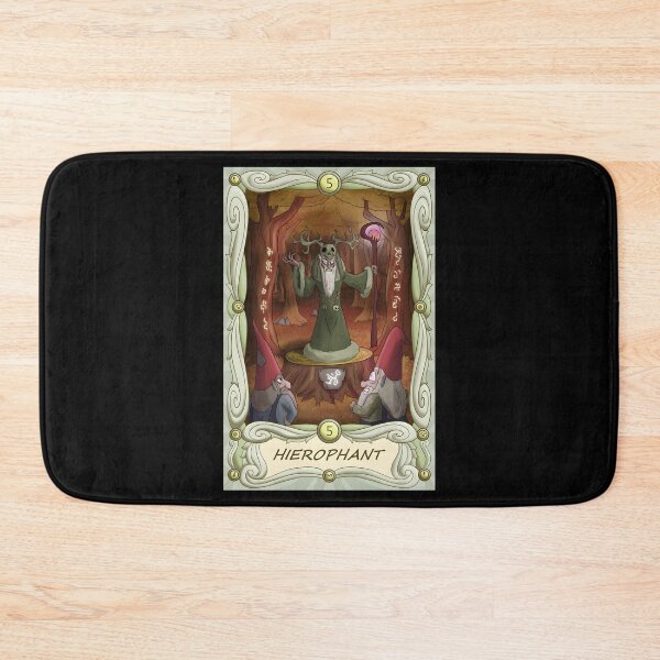Item preview, Mysterious Hierophant Tarot Card Illustration designed and sold by Catsi-Nook-Art.