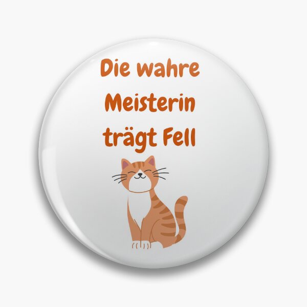Item preview, The true mistress wears fur - Funny cat saying designed and sold by KokoFlanell.