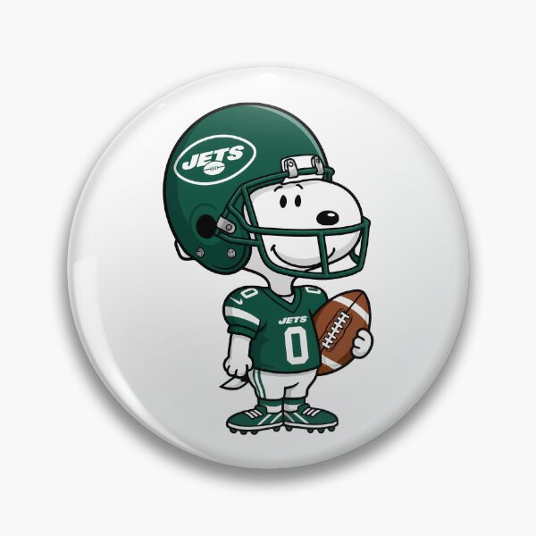 Item preview, Snoopy New York Jets Football Retro F054 designed and sold by GLUVY-THEME.
