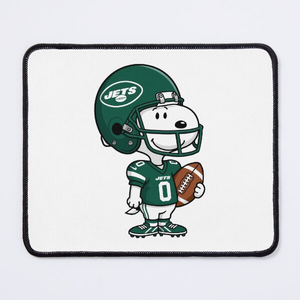Item preview, Snoopy New York Jets Football Retro F054 designed and sold by GLUVY-THEME.