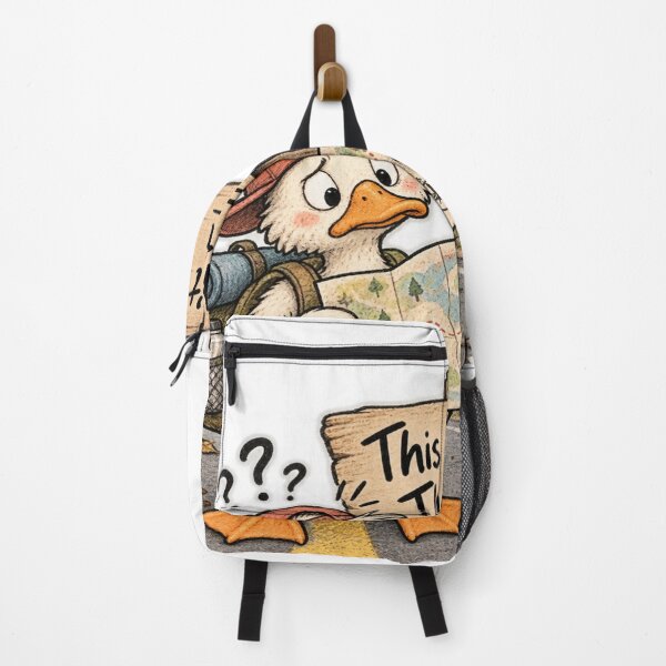 Item preview, This Wasn't The Plan Funny Confused Duck designed and sold by Genzfirevibes.