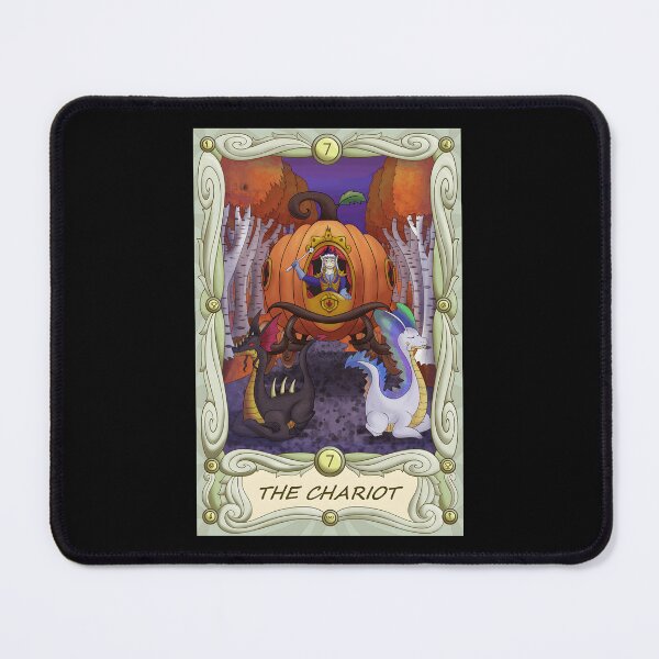 Item preview, Enchanted Chariot Tarot Illustration designed and sold by Catsi-Nook-Art.