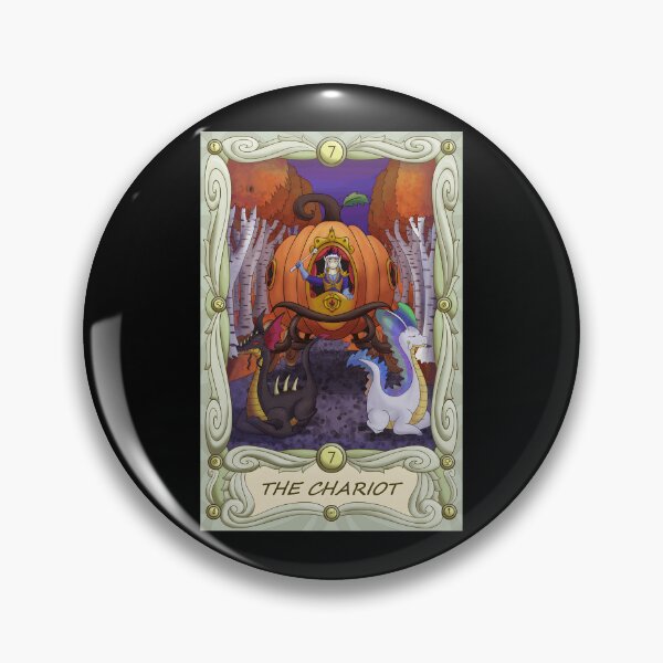 Item preview, Enchanted Chariot Tarot Illustration designed and sold by Catsi-Nook-Art.